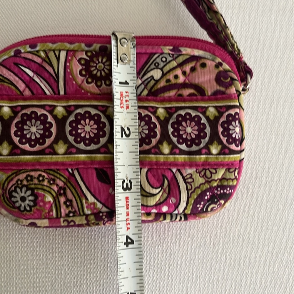 Vera Bradley Pink Patterned Wristlet - Picture 9 of 9